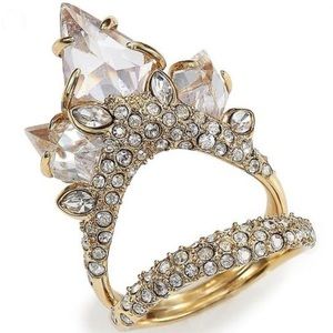 Alexis Bittar Crystal Cluster Multi-Row Ring